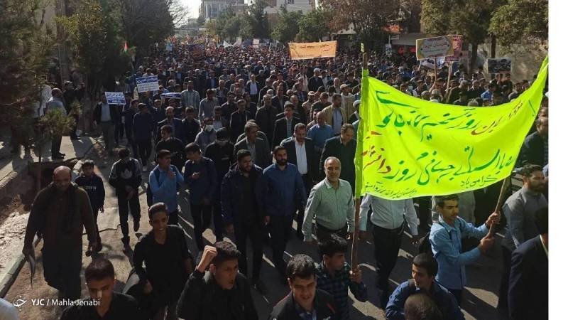 روز ملی مبارزه با استکبار جهانی در پایتخت مقاومت + تصاویر